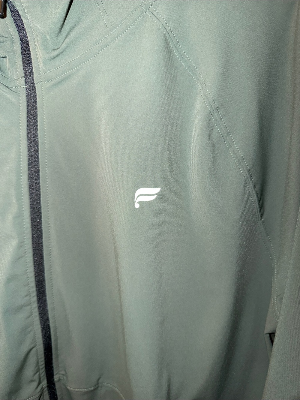 Fabletics Running Jacket Mens (Green) - Size L - Picture 2 of 3